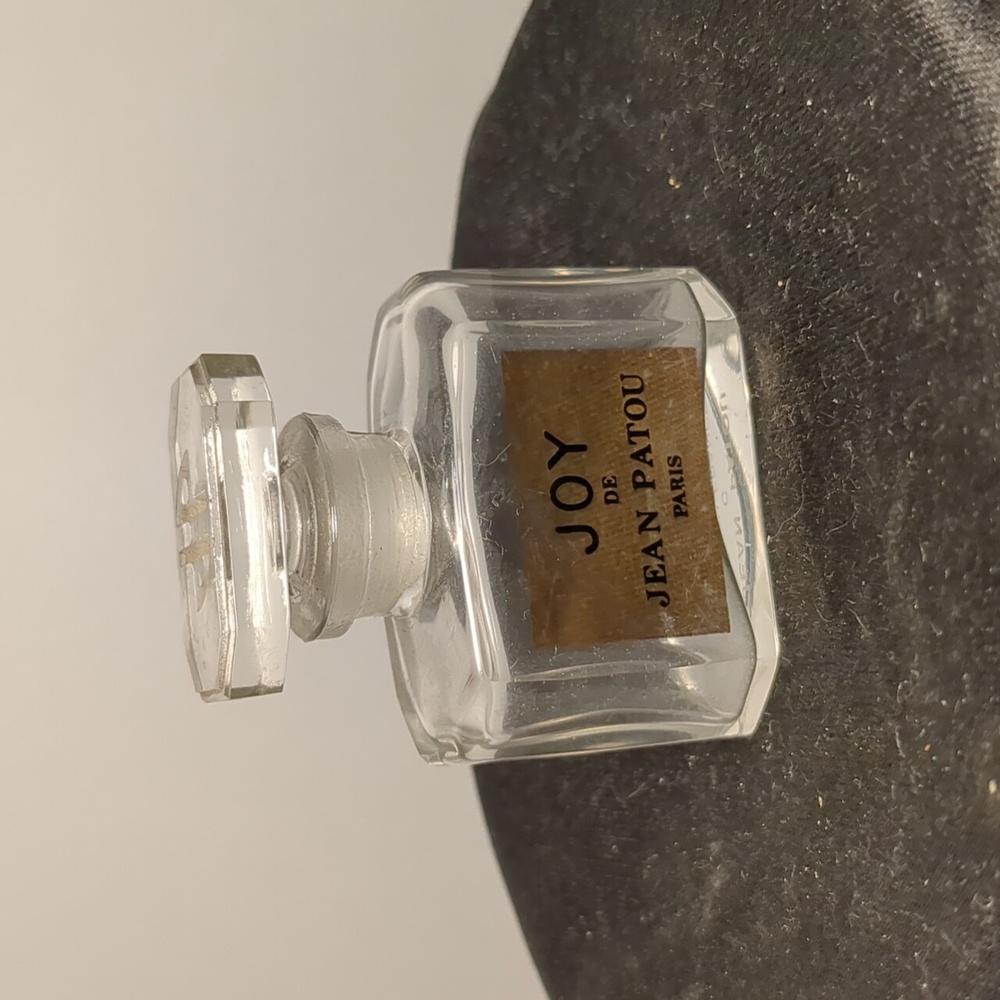Lot of 3 Empty vintage perfume bottles. Jean Patou Aris, Furst -McNess, 1 unk